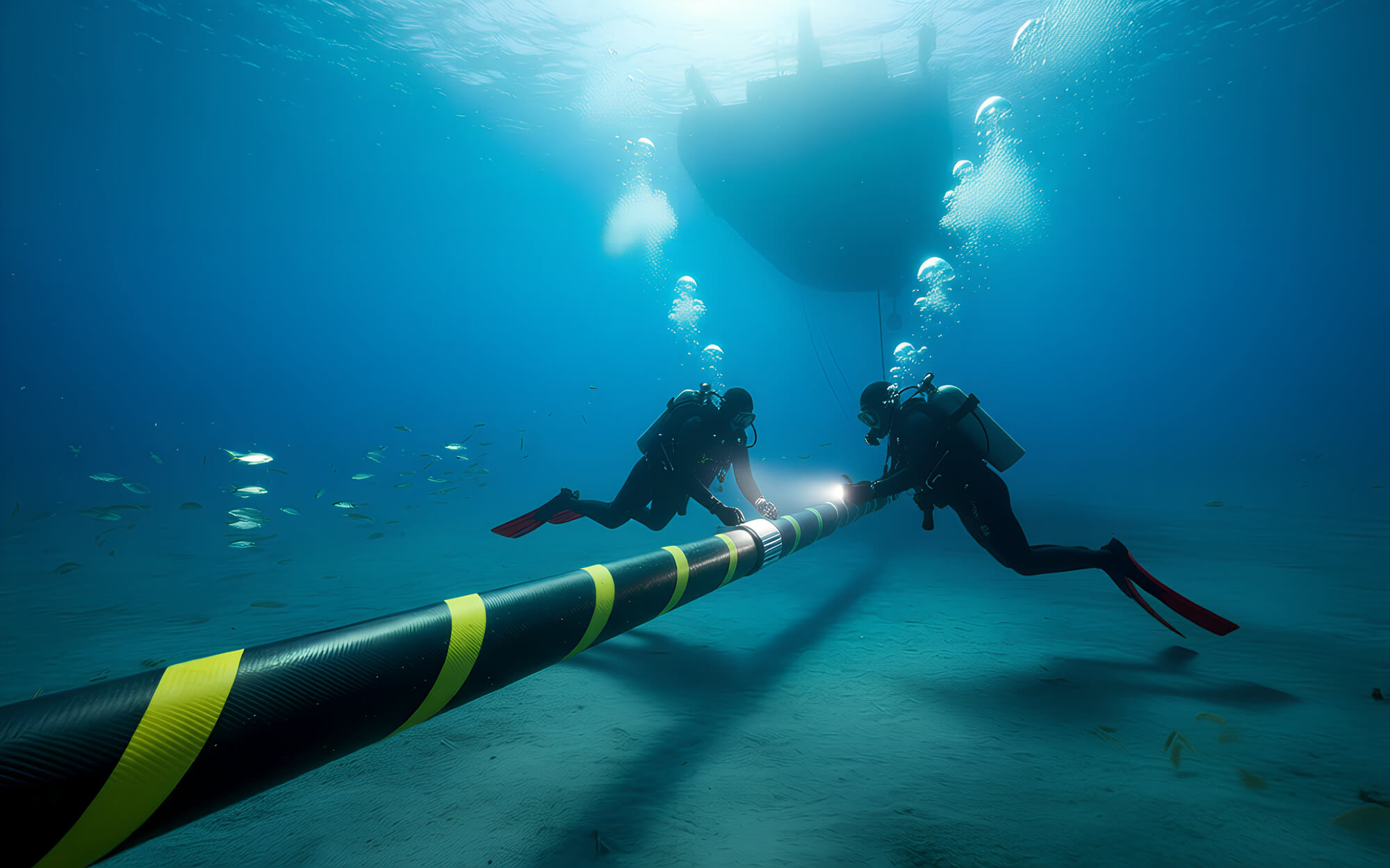 Sub e cavo sottomarino